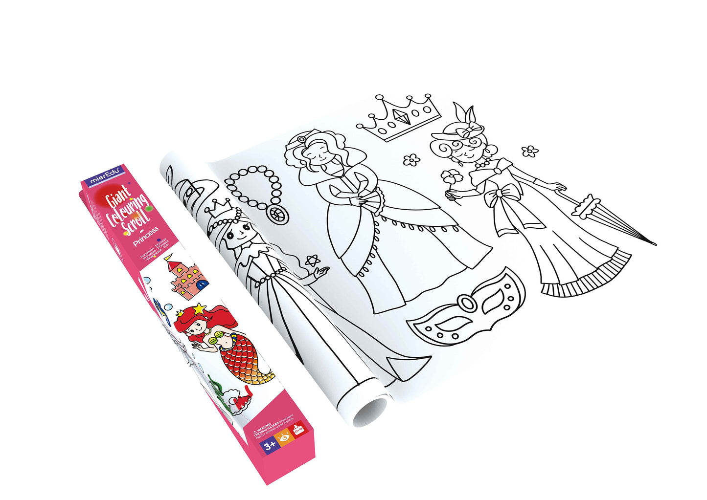 Giant Colouring Scroll Princess -Spotty Dot Toys AU