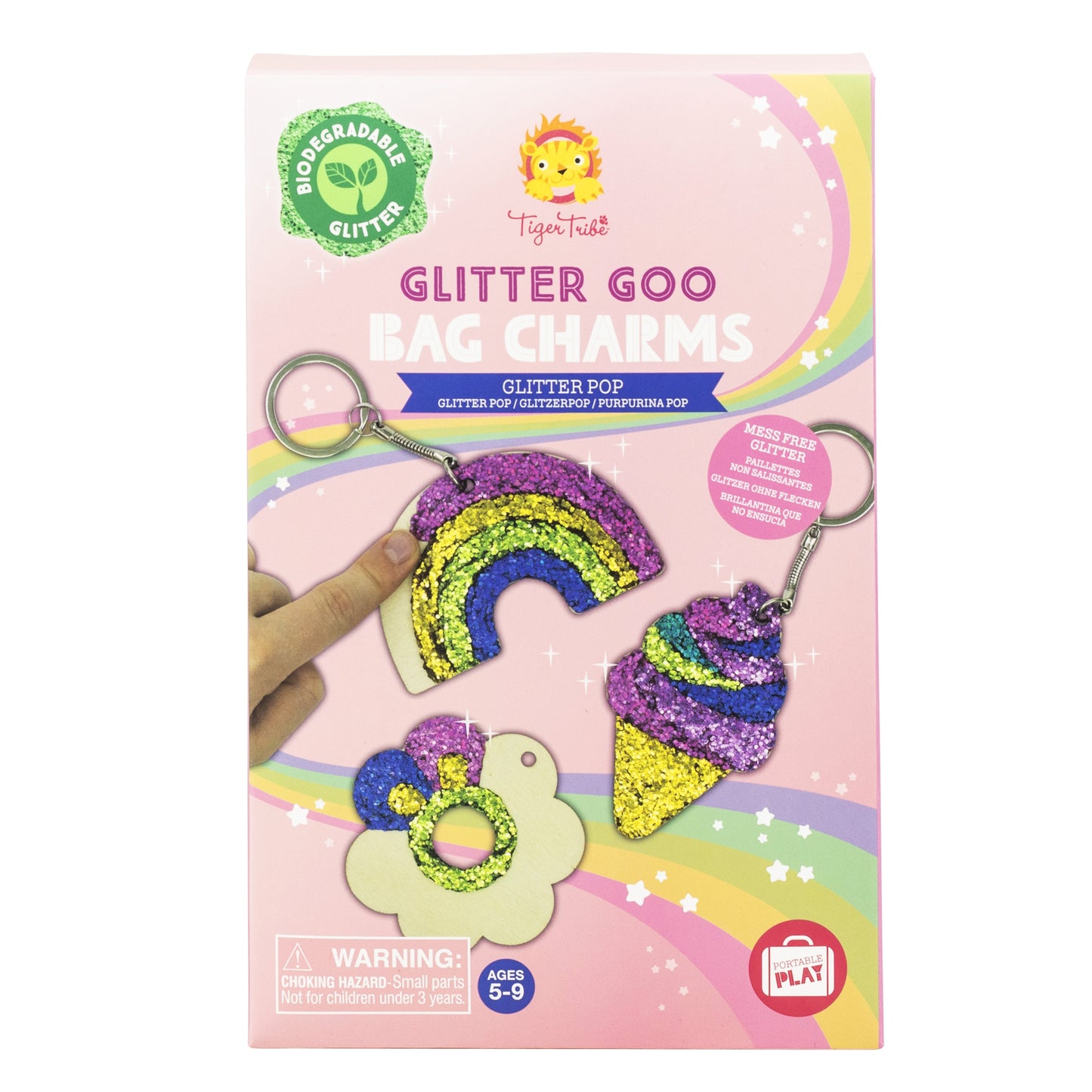 Glitter Goo Bag Charms - Spotty Dot AU