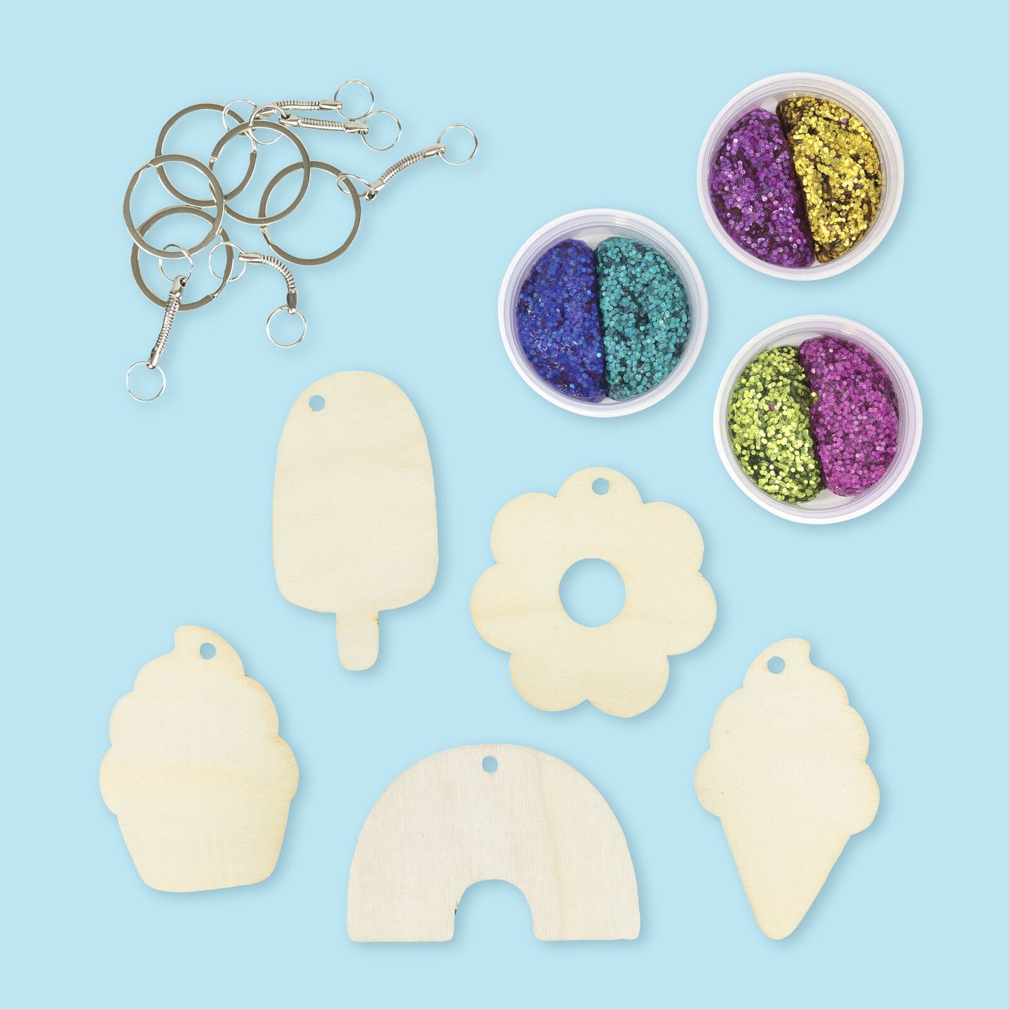 Glitter Goo Bag Charms Spotty Dot Toys