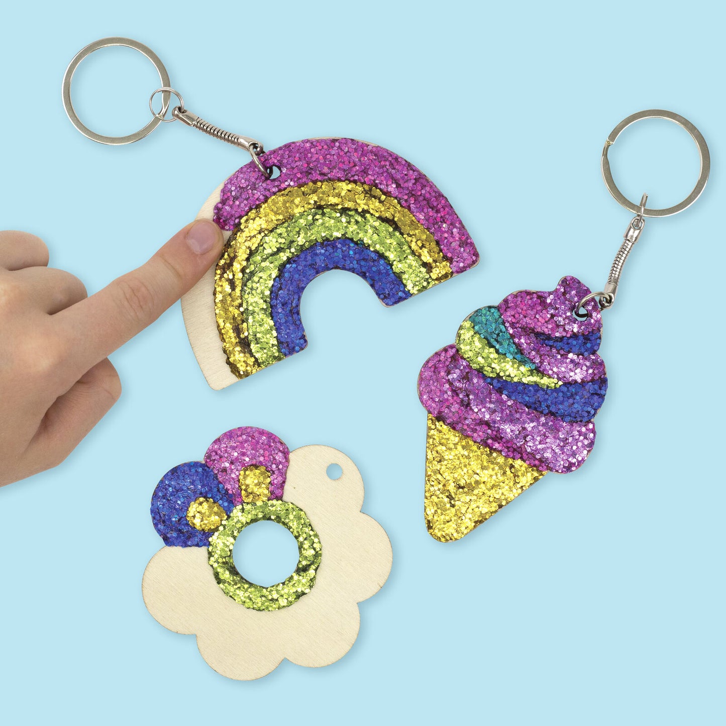 Glitter Goo Bag Charms Spotty Dot Toys