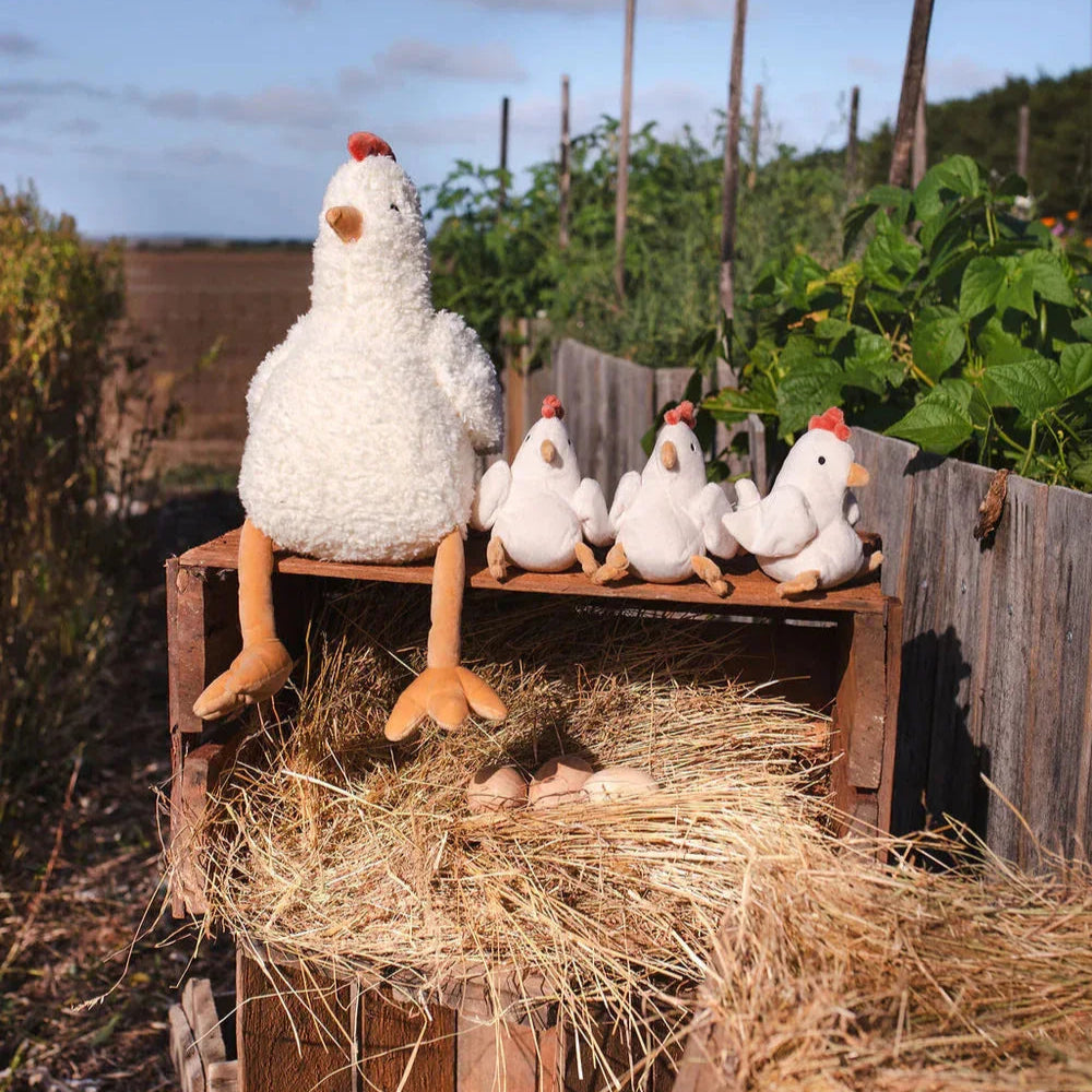Henrietta the Hen and her Chick Rattles Spotty Dot Gifts