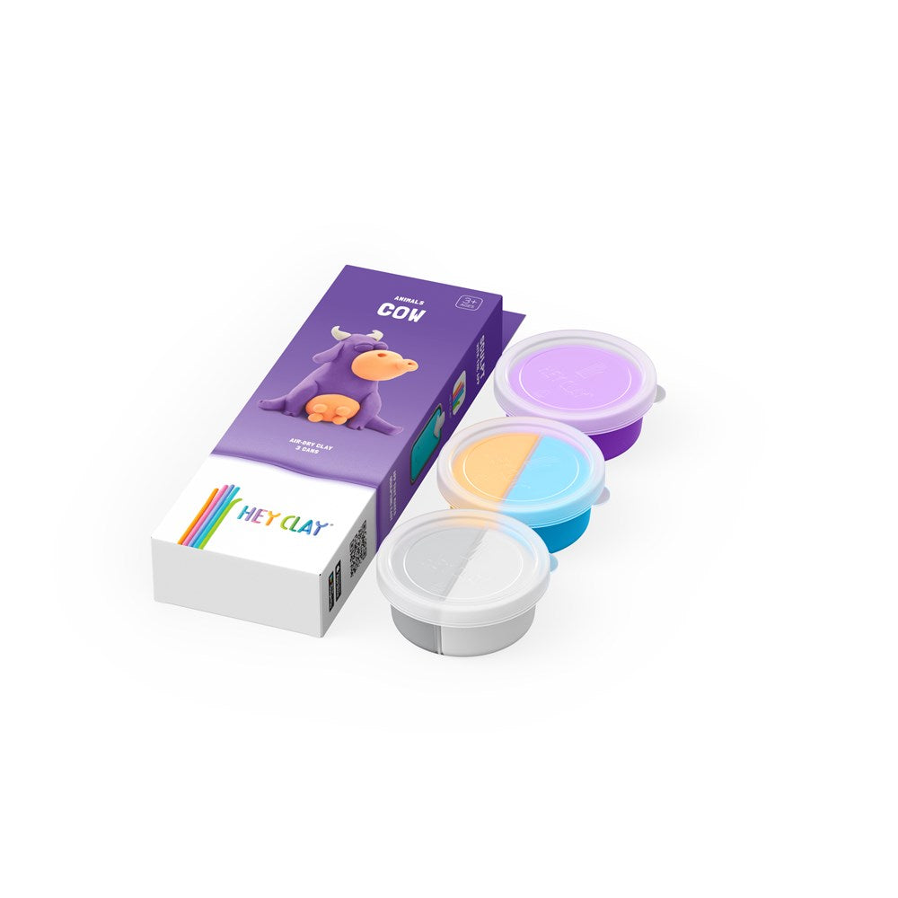 Hey Clay Cow Small Set - Spotty Dot Toys