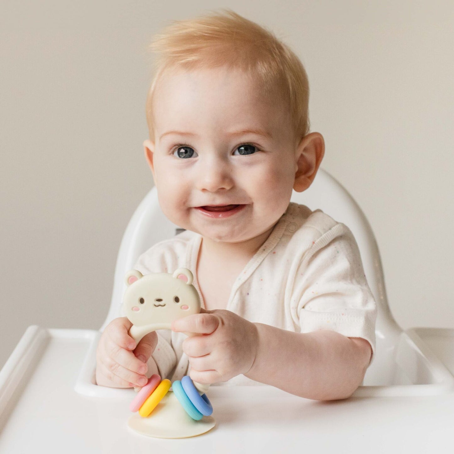 High Chair Buddy Silicone Bear Spotty Dot Toys