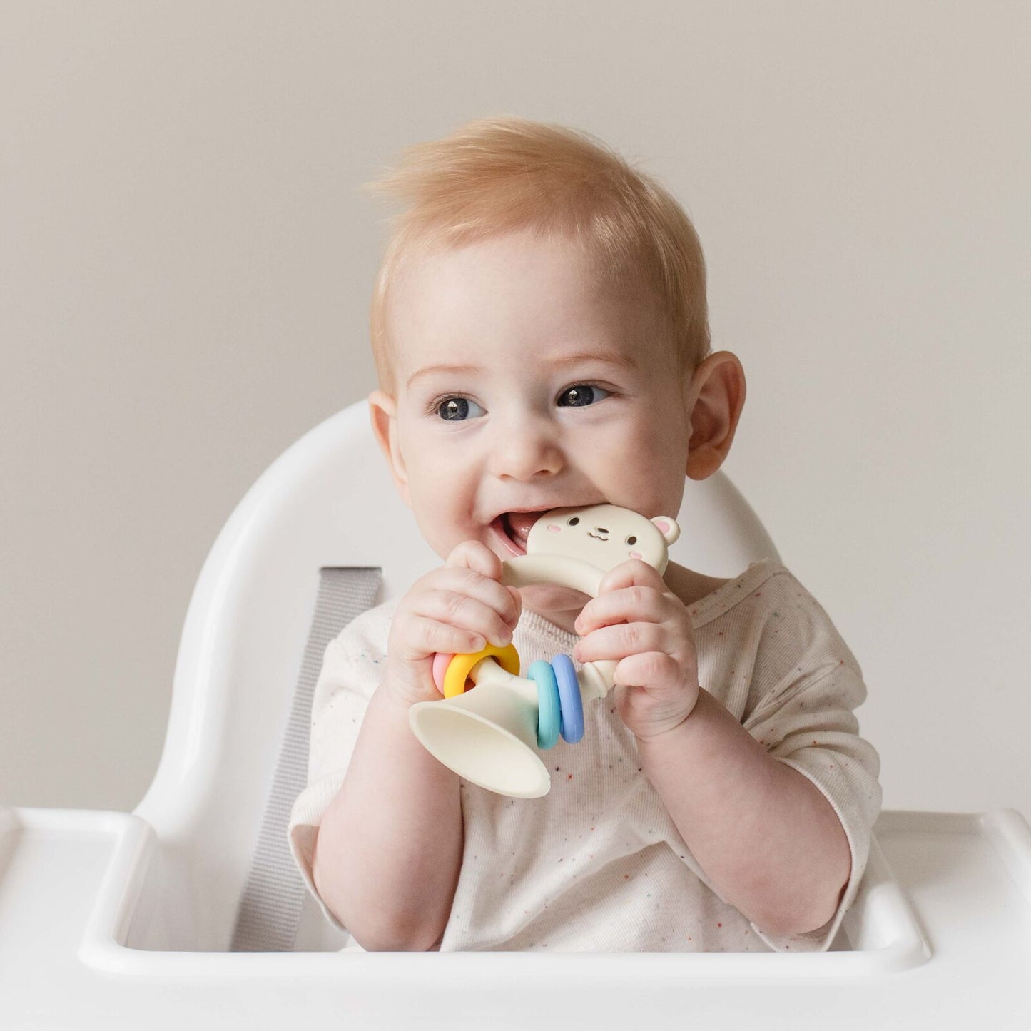 High Chair Buddy Silicone Bear Spotty Dot Toys