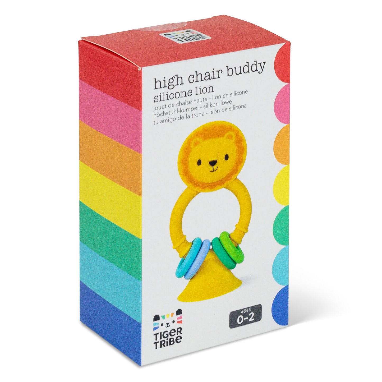 High Chair Buddy Silicone Lion Spotty Dot Toys