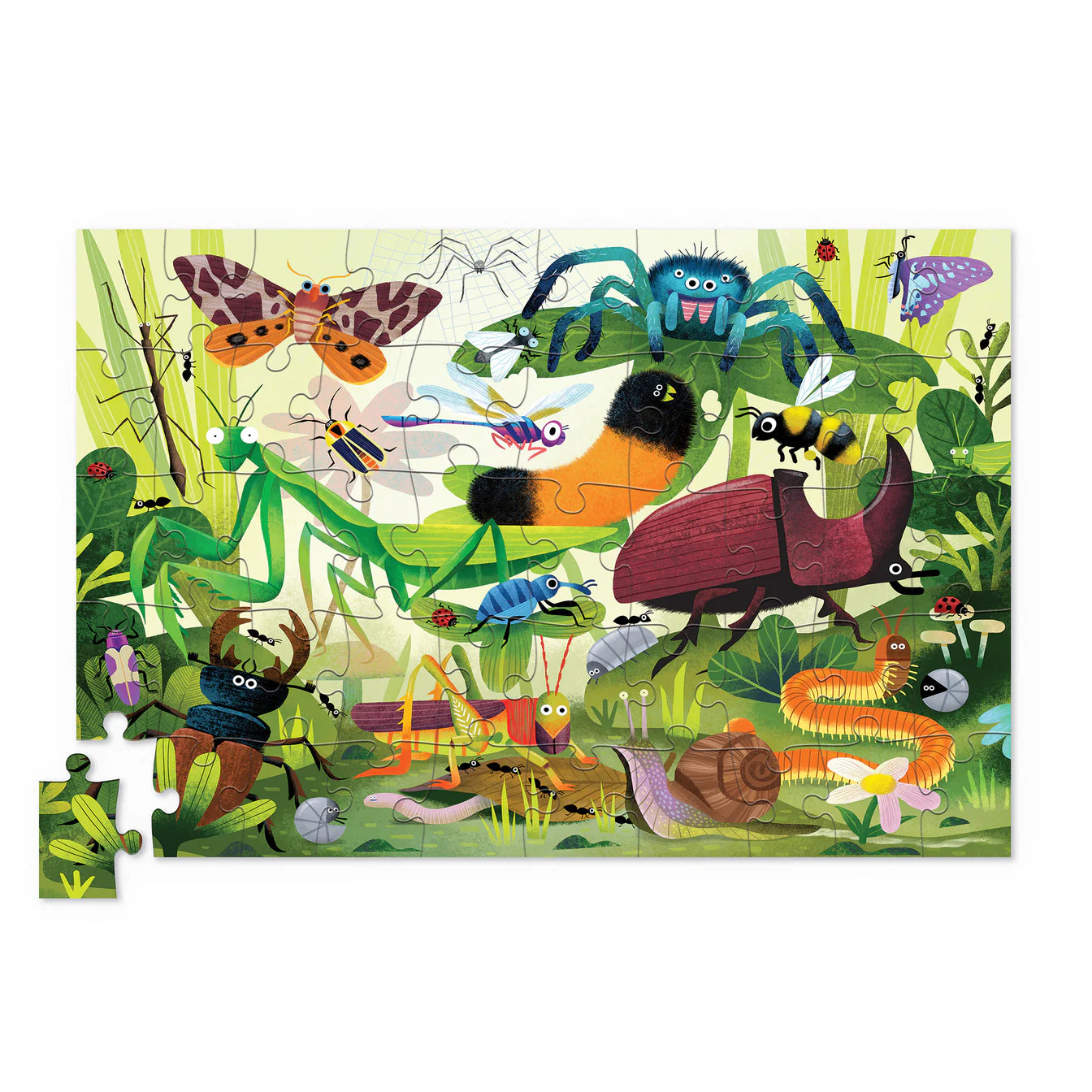 Holographic 50 Piece Puzzle Backyard Bugs Spotty Dot Toys