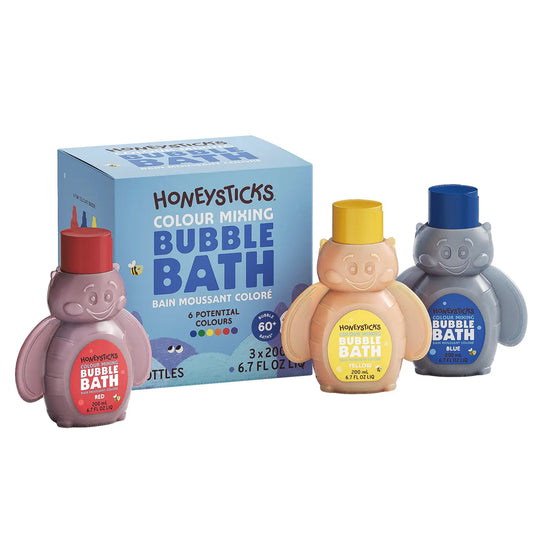 Honeysticks Bubble Bath Colour Mixing No Nasties Spotty Dot Kids