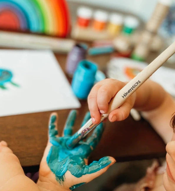 Honeysticks Jumbo Eco Paint Brushes Set of 3 SALE Spotty Dot Toys