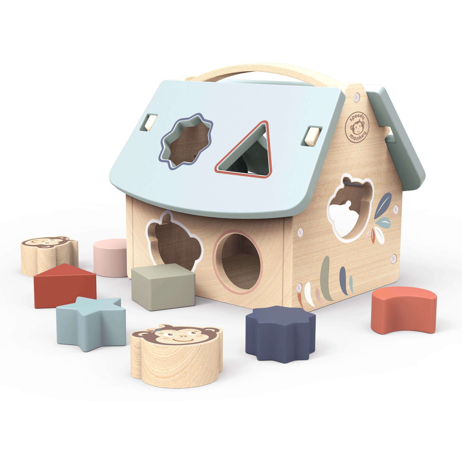 House Shape Sorter - Spotty Dot AU