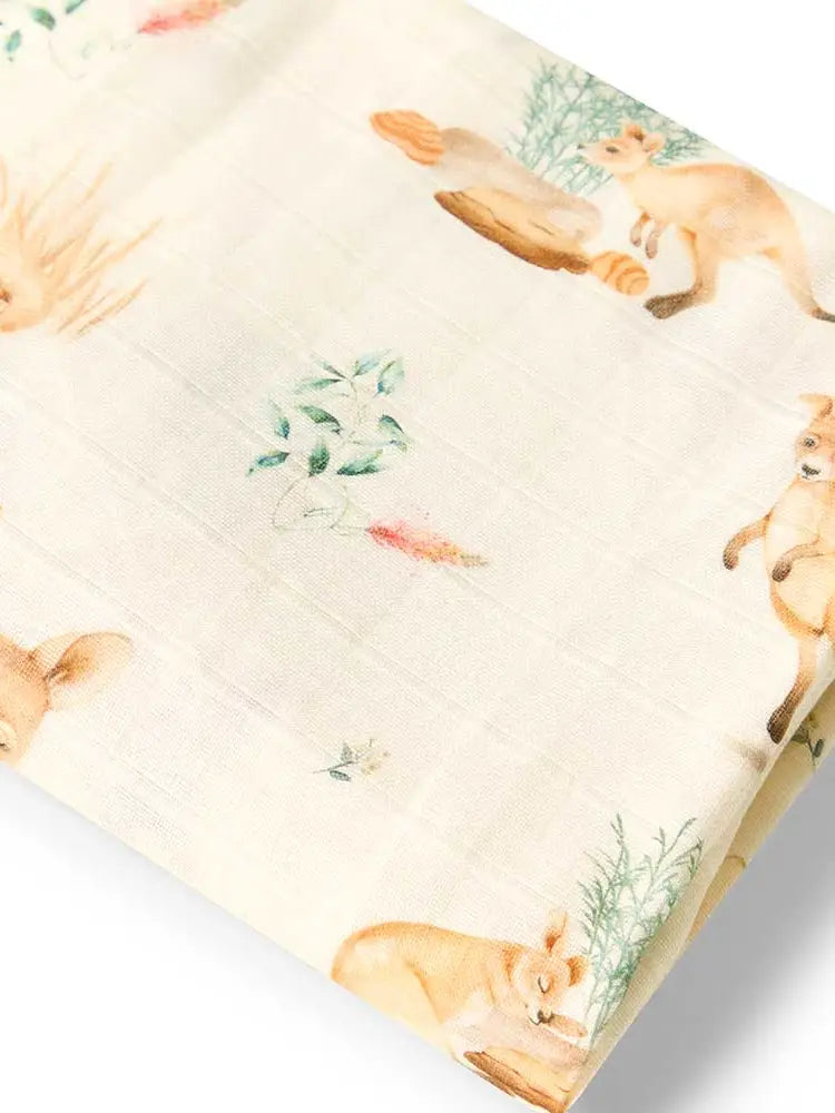 Kanga Organic Cotton Muslin Wrap Spotty Dot