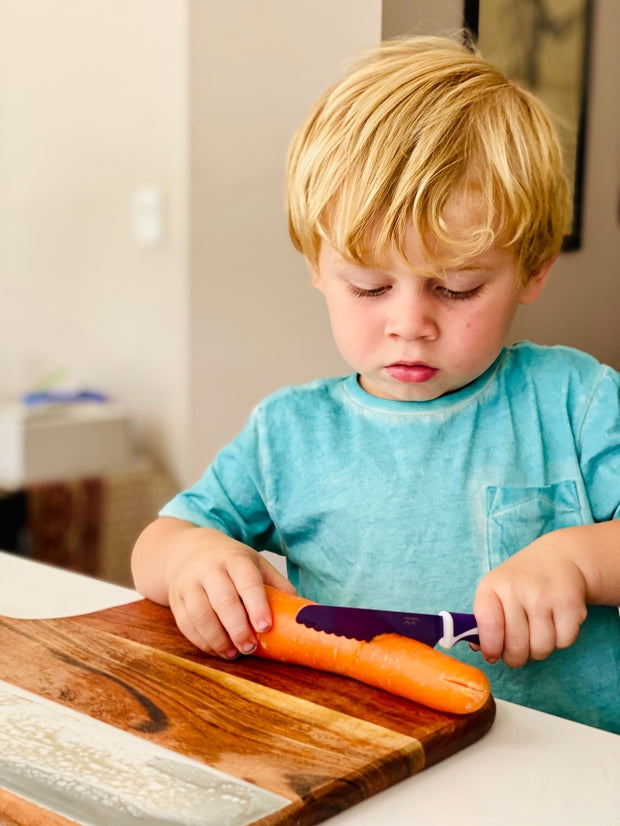 Purple Child Safe Knives - Spotty Dot AU