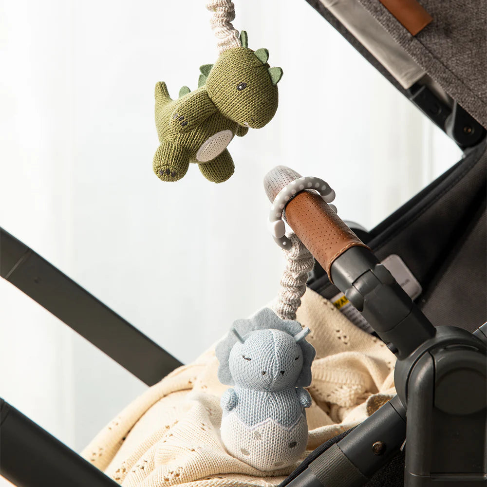 Knitted Baby Stroller Toys Dinosaurs Spotty Dot Toys