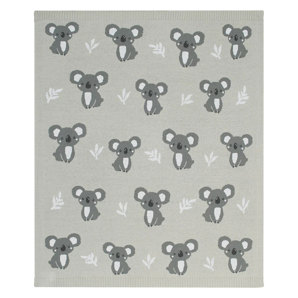 Koala 100% Cotton Blanket Spotty Dot Gifts