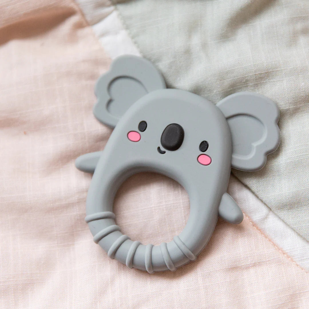 Koala Silicone Teether Toy Spotty Dot Baby