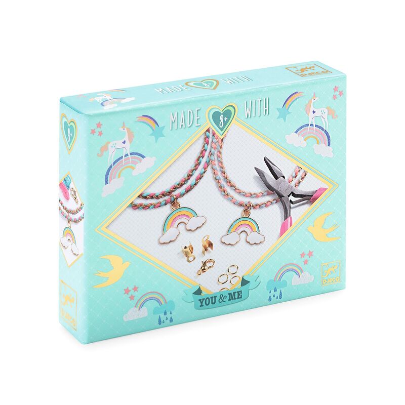 Rainbow Kumihimo Jewellery Set - Spotty Dot Toys