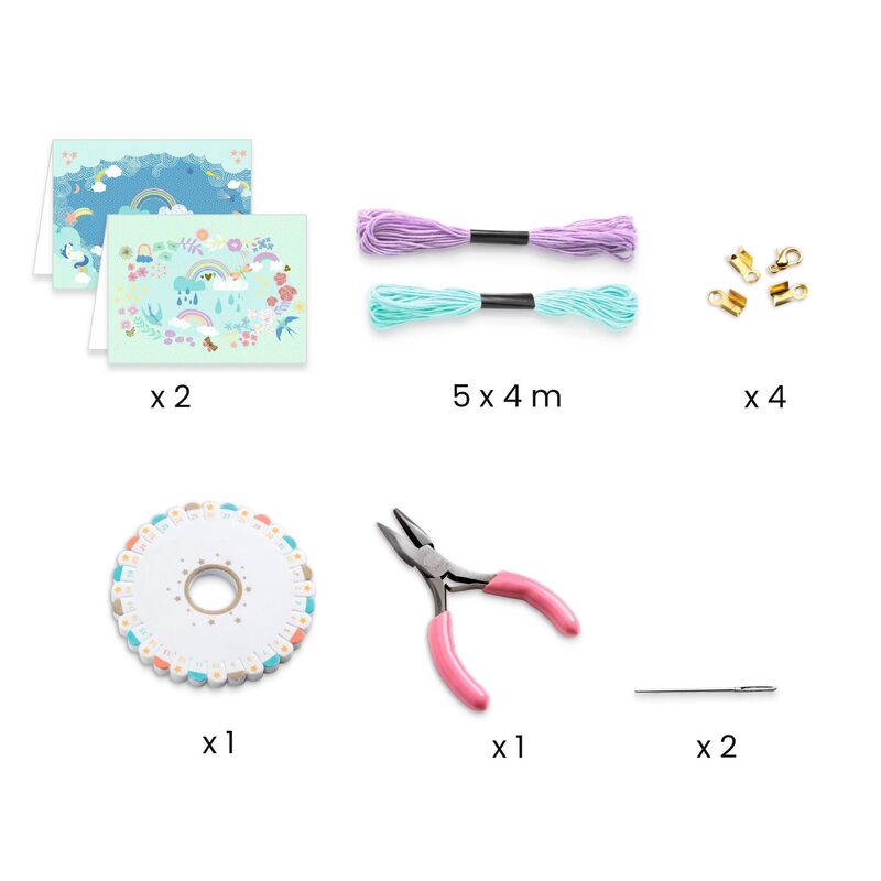 Rainbow Kumihimo Jewellery Set - Spotty Dot Toys
