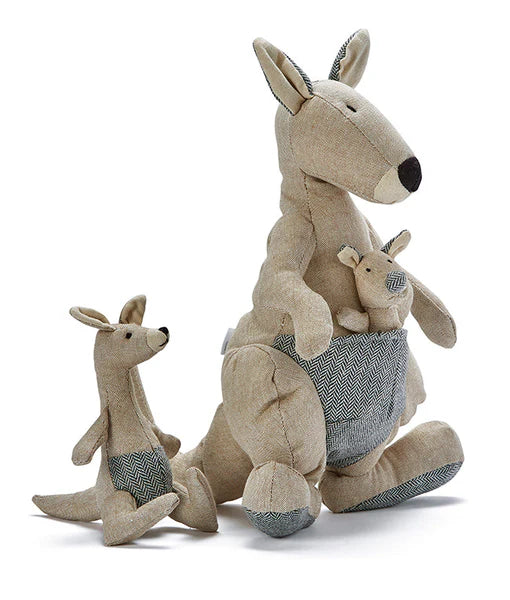 Kylie Kangaroo with Joey and Rattle Spotty Dot Baby