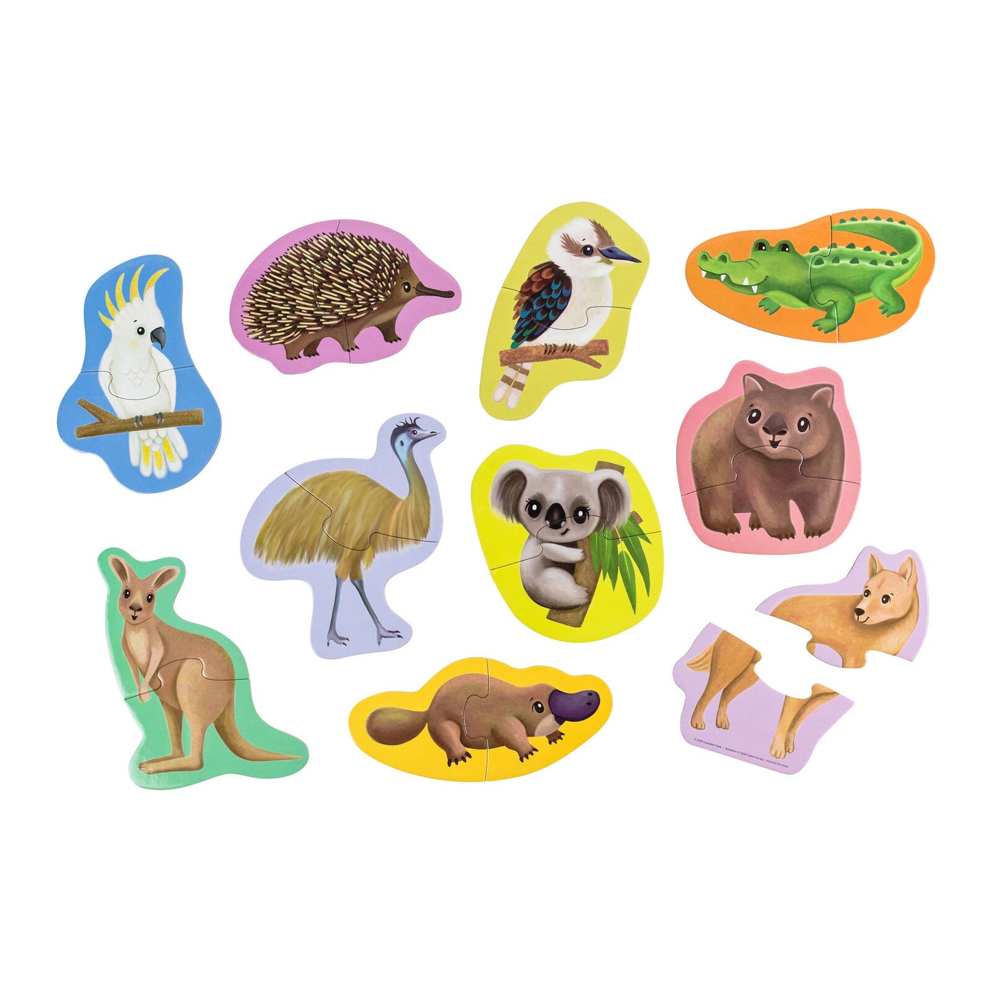 Let's Begin Aussie Animals Kids Puzzle Spotty Dot Toys