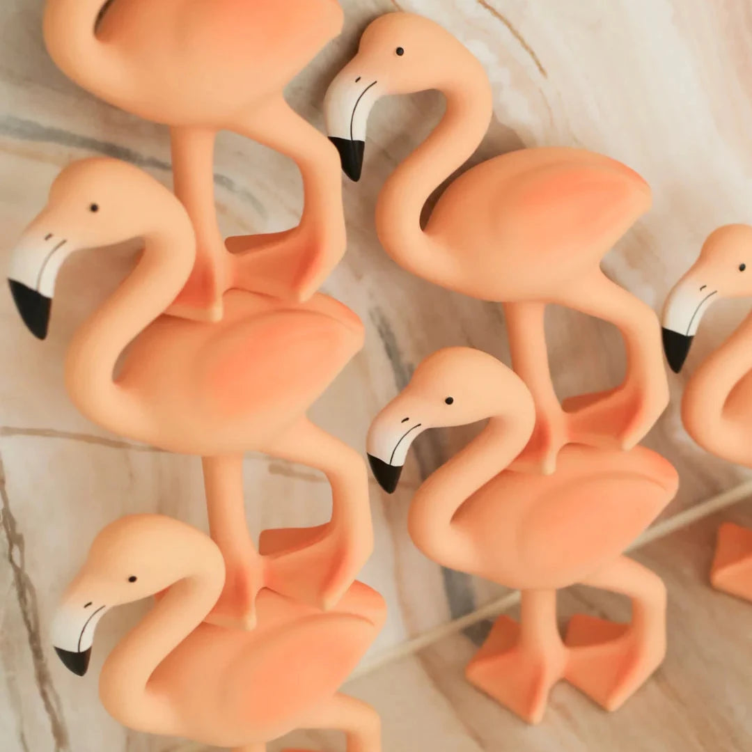 Lingo the Flamingo Baby Teethers Spotty Dot Child