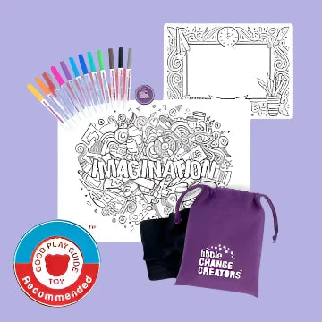 Little Change Creators Imagination Doodle Silicone Colouring Mat Spotty Dot Toys
