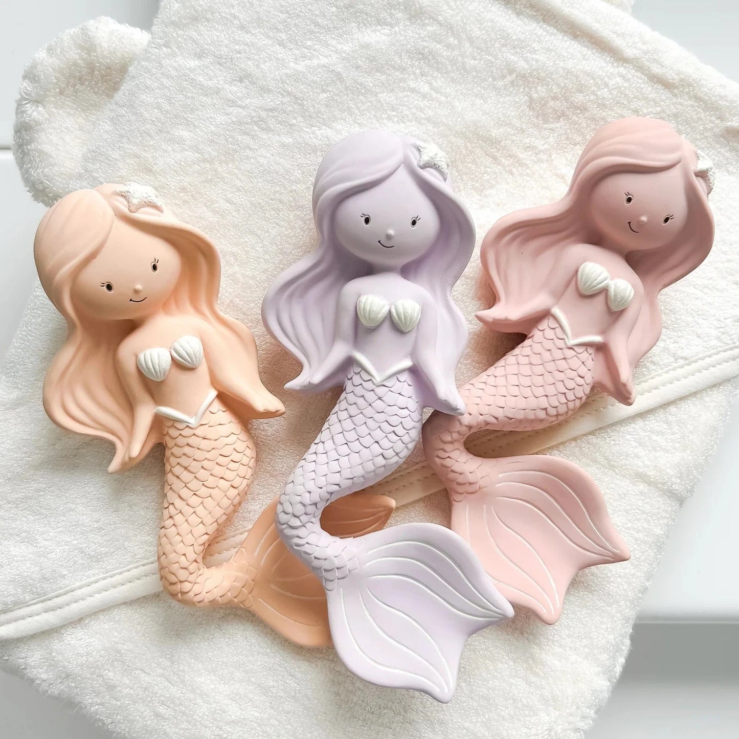 Maeve Mermaid Baby Teethers Spotty Dot