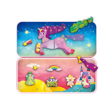 Load image into Gallery viewer, Magnetic Travel Box Unicorns - Spotty Dot Toys AU
