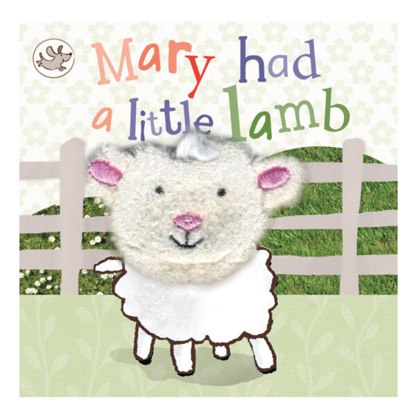 Mary Had a Little Lamb Nursery Finger Puppet Books - Spotty Dot Toys