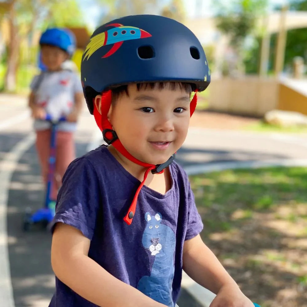 Micro Kids Medium Rocket Helmet Spotty Dot Toys