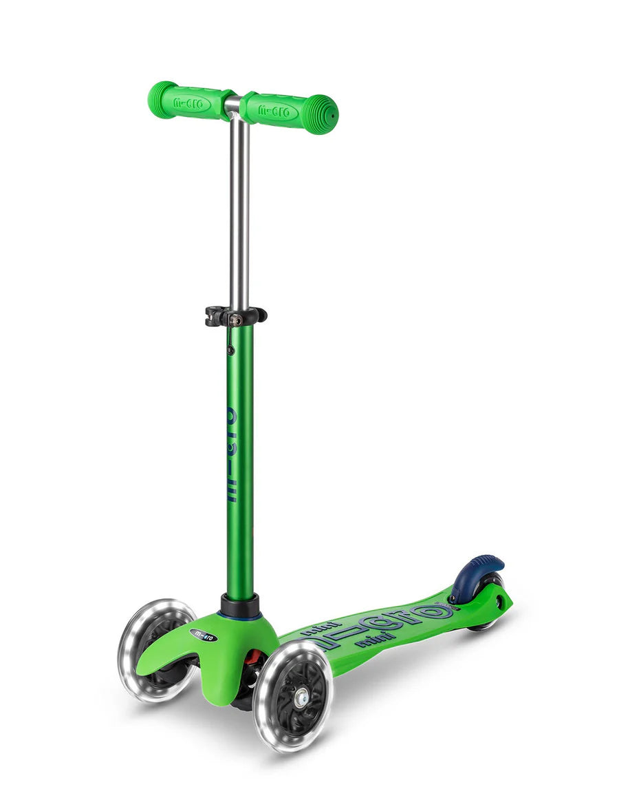 Mini Micro LED Wheels - Green/Blue - Spotty Dot