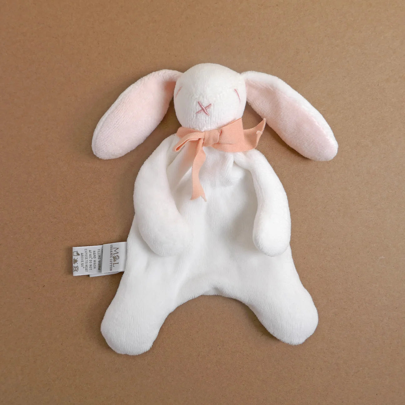 Mini 20cm Baby Organic Cotton Comforter Pink Bunny Toy Spotty Dot