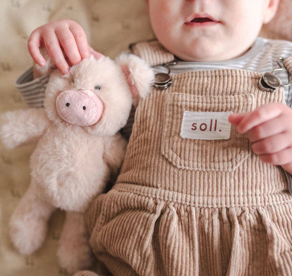 Mini Poppy the Pig Rattle Spotty Dot Toys