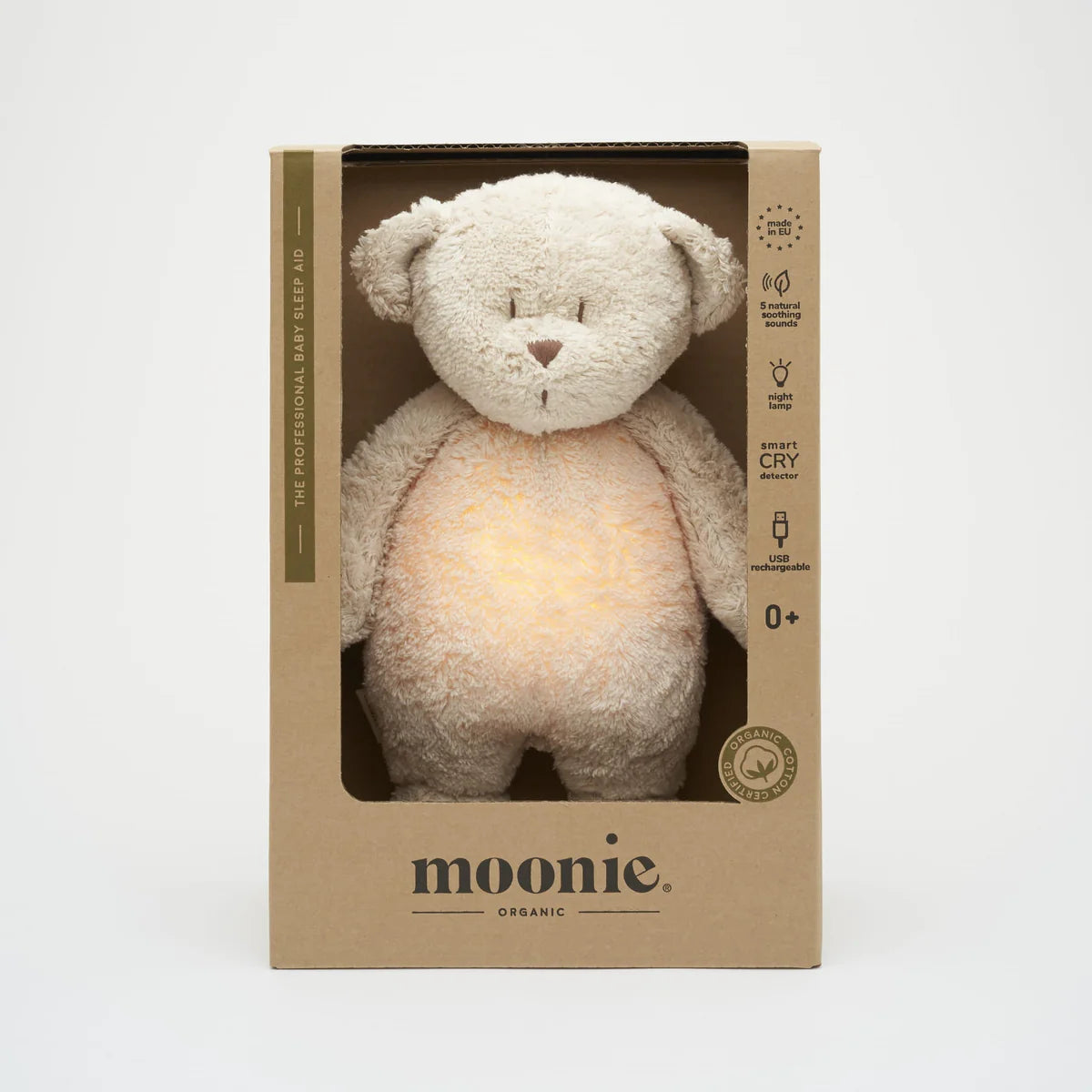 Moonie Organic Bear Sand Spotty Dot Baby
