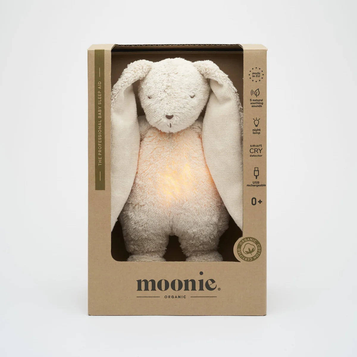 Moonie Organic Humming Bunny Sand Spotty Dot Baby