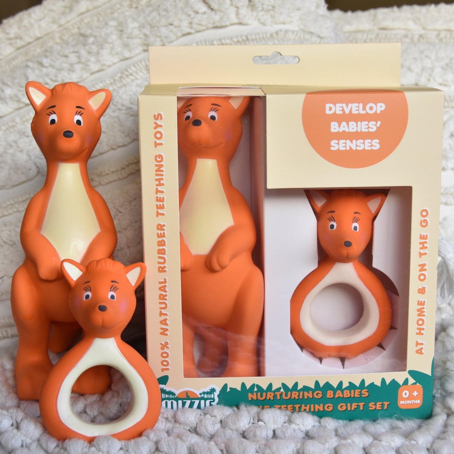 Mizzie the Kangaroo Teething Gift Set - 0+