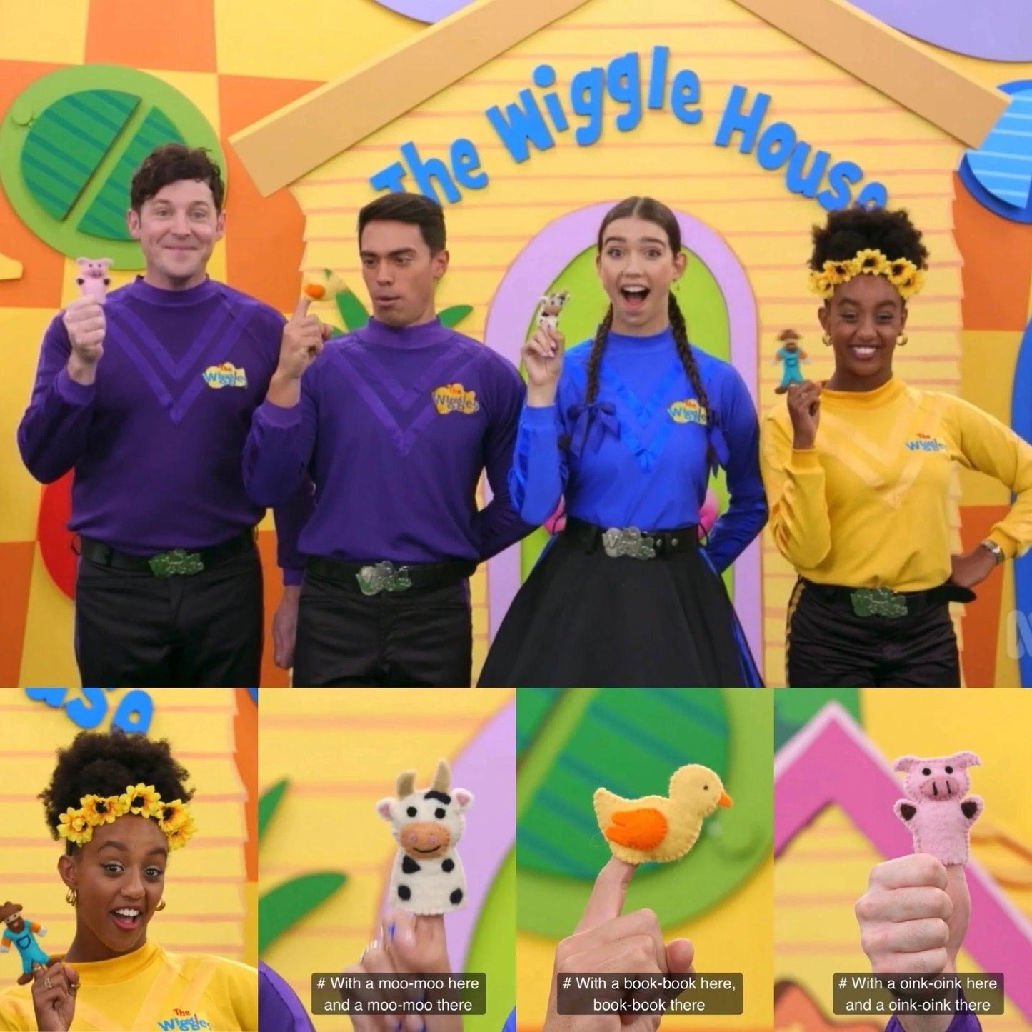 Old MacDonald Felt Finger Puppet Set The Wiggles Spotty Dot Toys