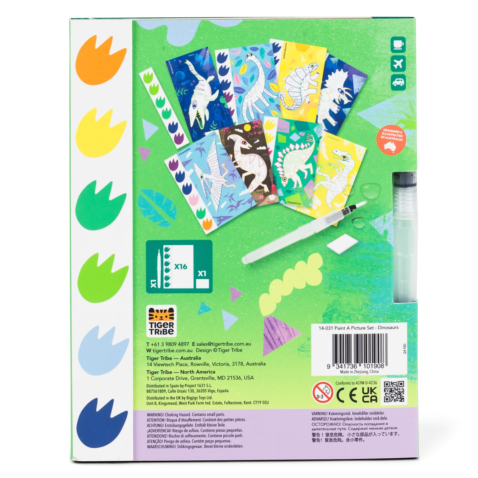 Paint a Picture Watercolour Dinosaur Set - Spotty Dot