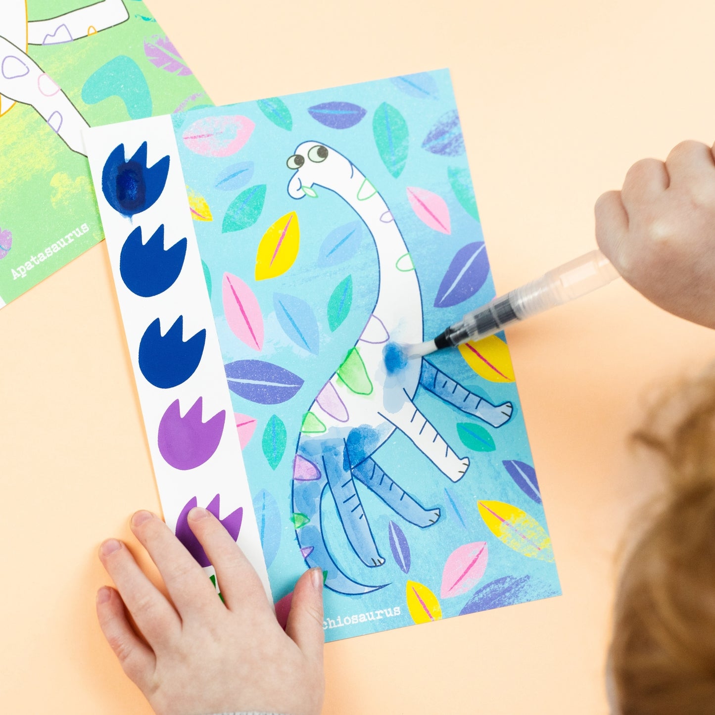 Paint a Picture Watercolour Dinosaur Set - Spotty Dot