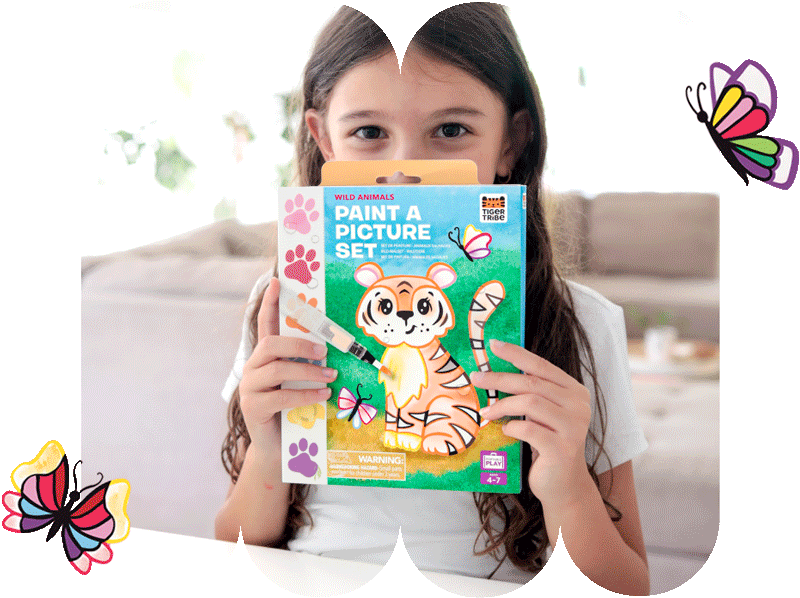 Paint a Picture Set Wild Animals Spotty Dot Toys