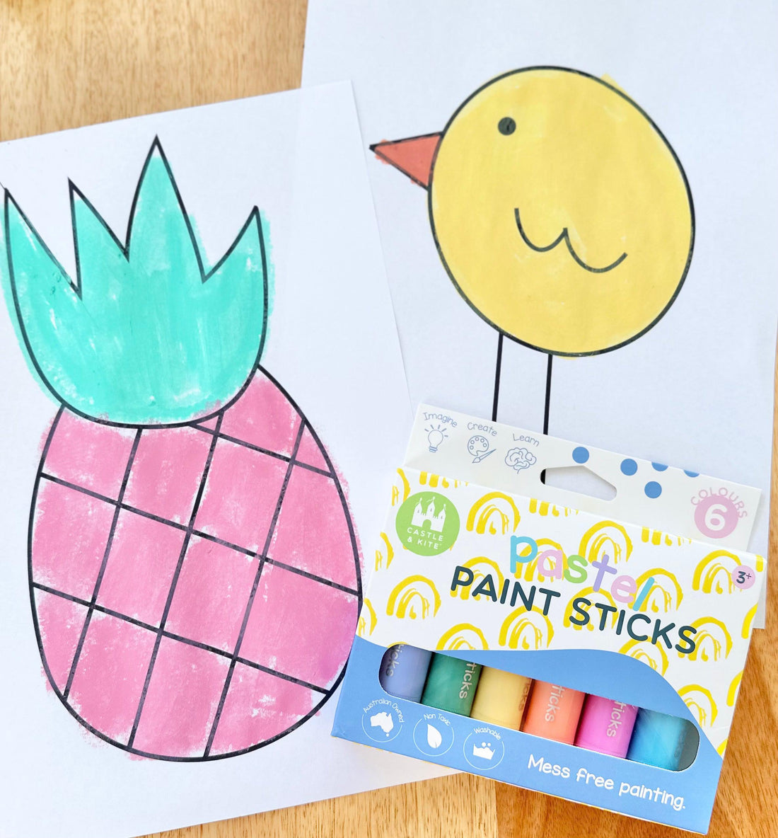 Pastel Paint Sticks - Spotty Dot Toys
