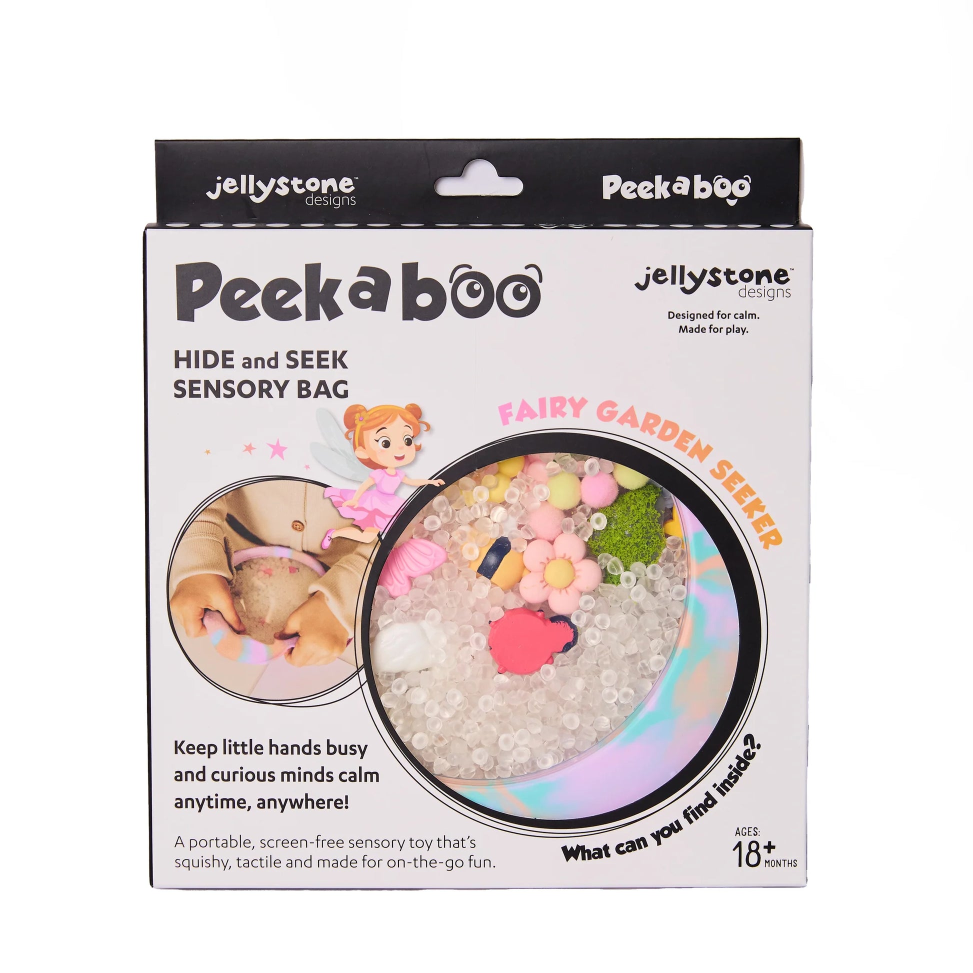 Peekaboo Sensory Bag Fairy Garden Spotty Dot Toys