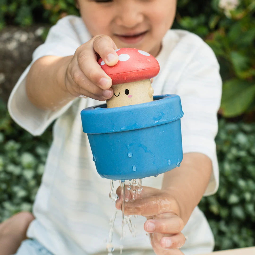 Pop Up Mushroom Bath Water Play Toy Spotty Dot Kids
