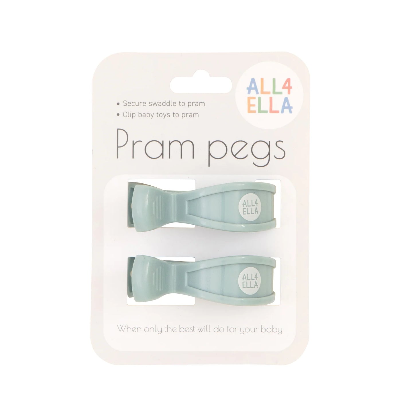Pram Pegs Steel Spotty Dot Toys
