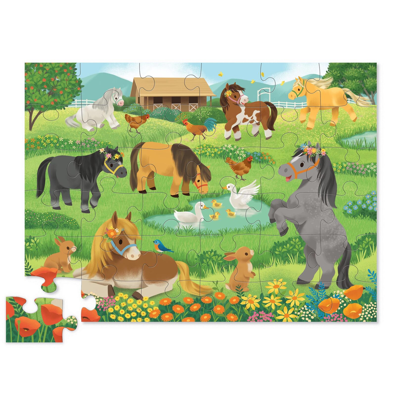 Pretty Ponies Kids Floor Puzzle Spotty Dot