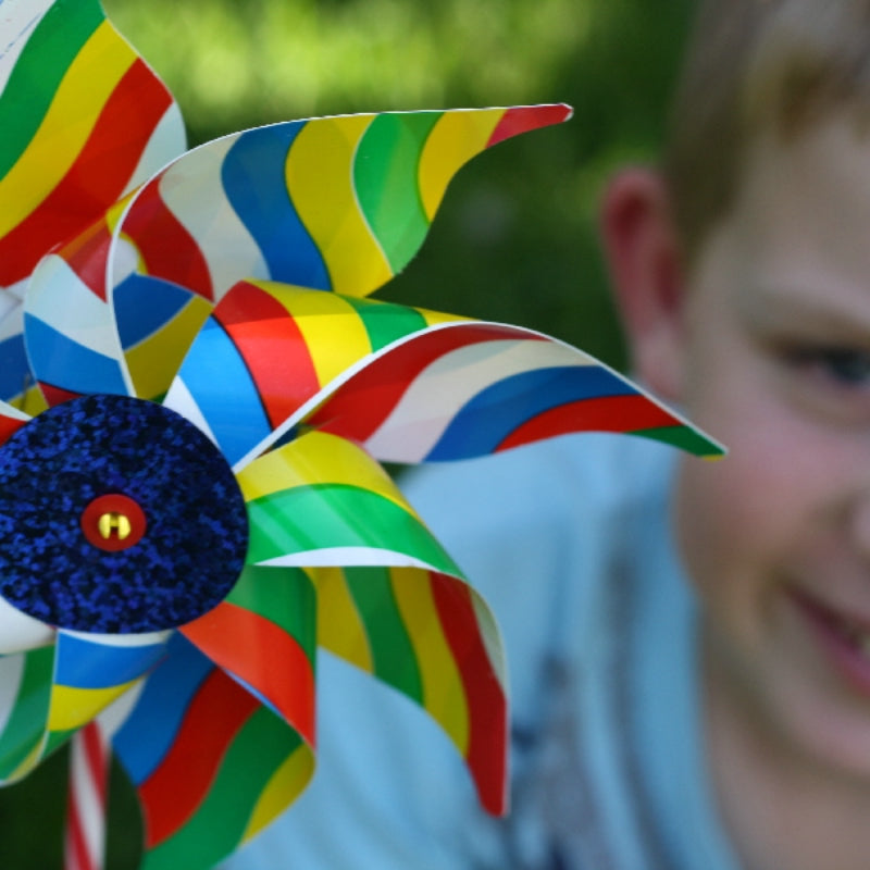 Quality Italian Carnival Windmill Pinwheel WHIRLY