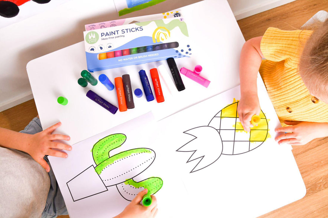 Rainbow Paint Sticks - Spotty Dot Toys