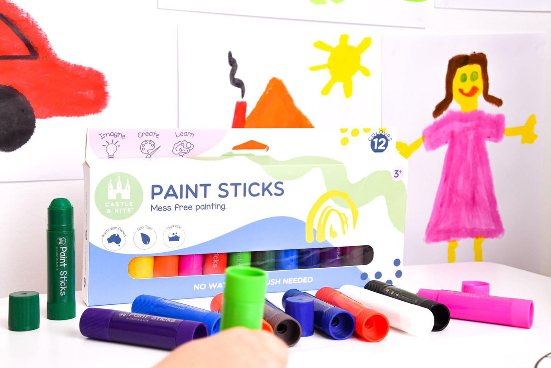 Rainbow Paint Sticks - Spotty Dot Toys