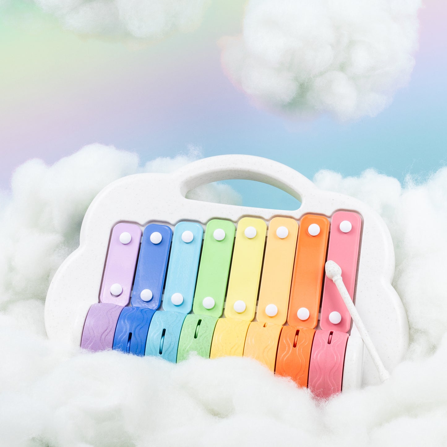 Rainbow Roller Xylophone - Spotty Dot Toys