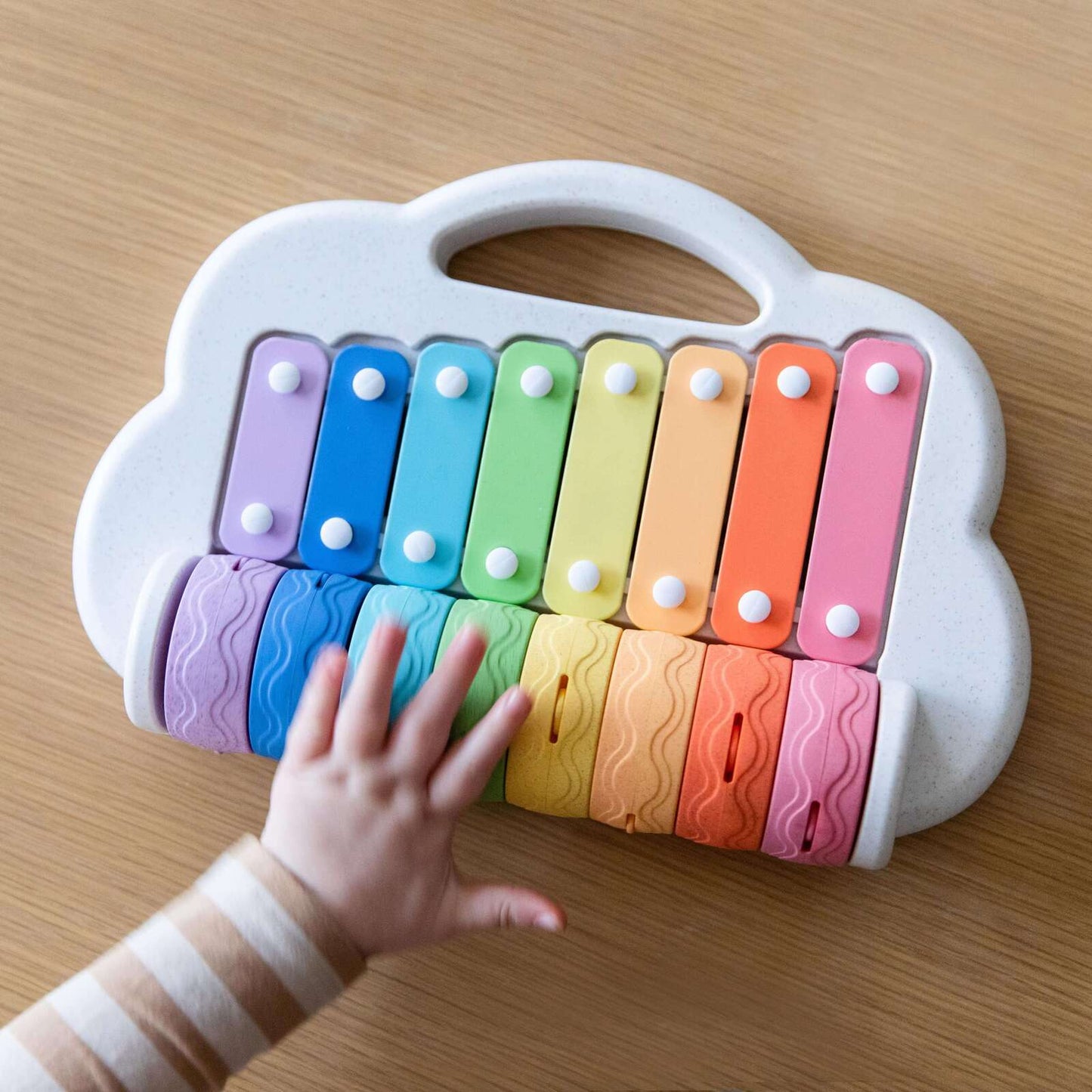 Rainbow Roller Xylophone - Spotty Dot Toys