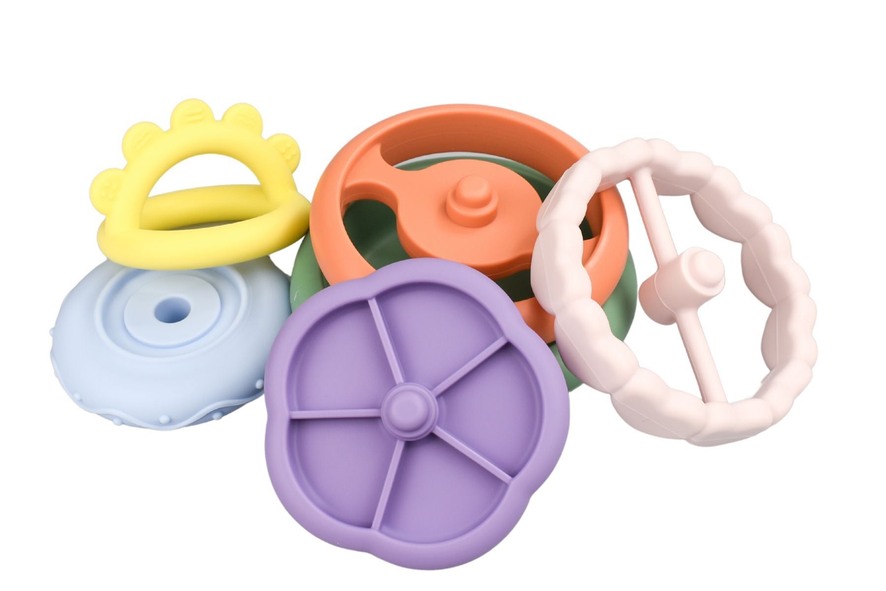 Rainbow Stacking Teether Toy - Spotty Dot
