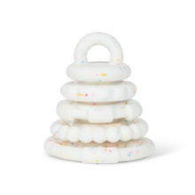 Load image into Gallery viewer, Silicone Stacker Teething Toy -Sprinkle-Spotty Dot 
